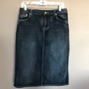 Modest Denim Jean Skirt Size 8